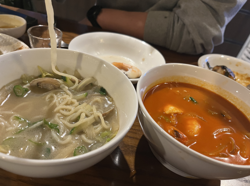 맛이차이나 코스식사-공부탕면(백짬뽕)과 짬뽕밥