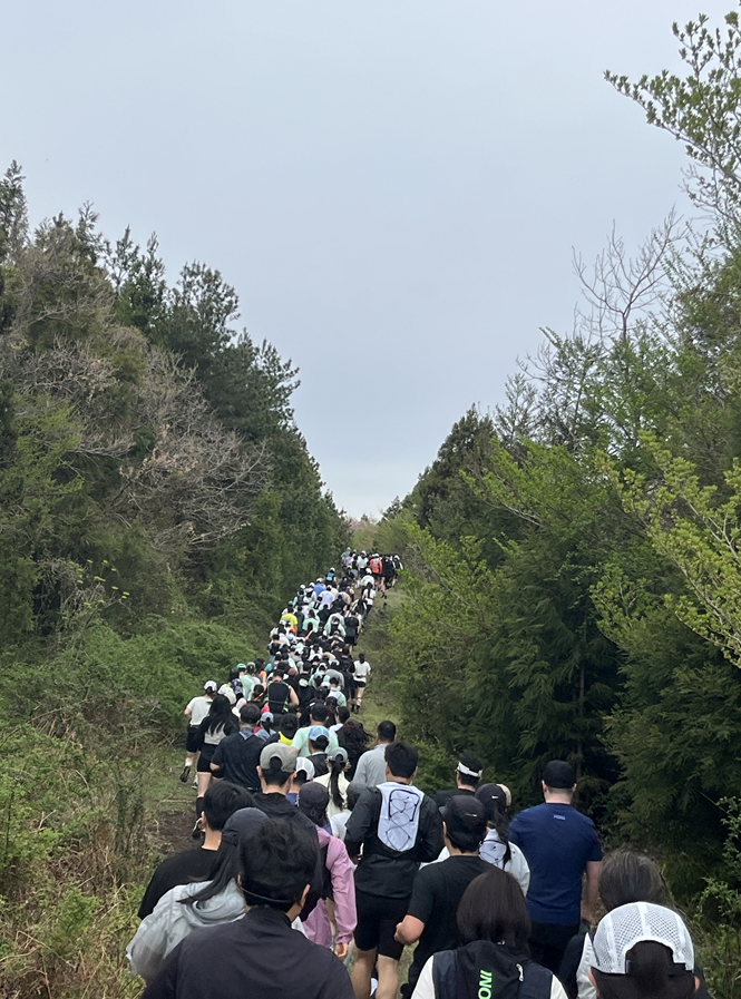 제주 파타고니아 트레일러닝 병목현상
